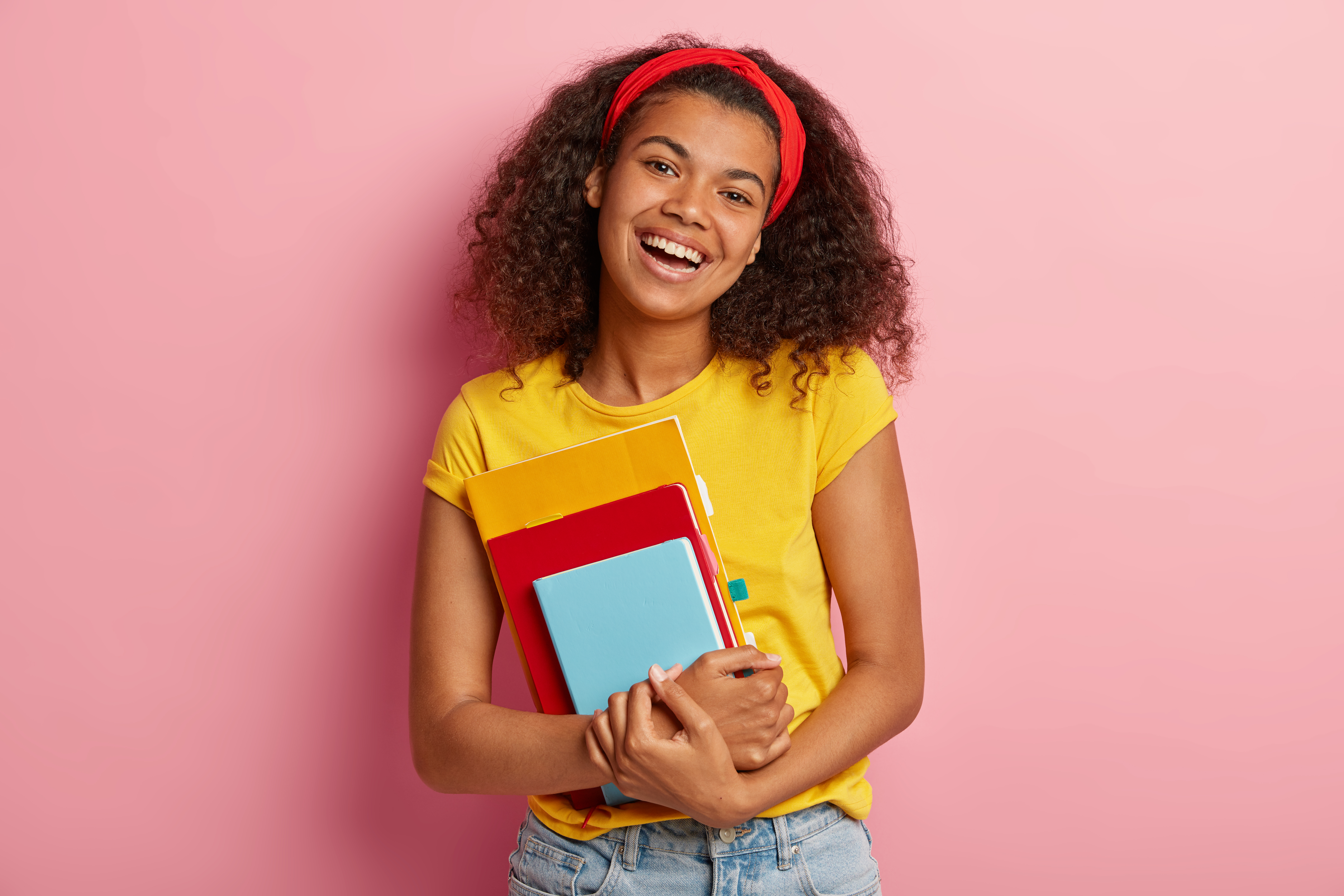 Students smiling